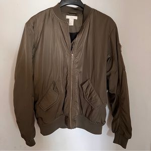 H&M Army Green Bomber Jacket 6